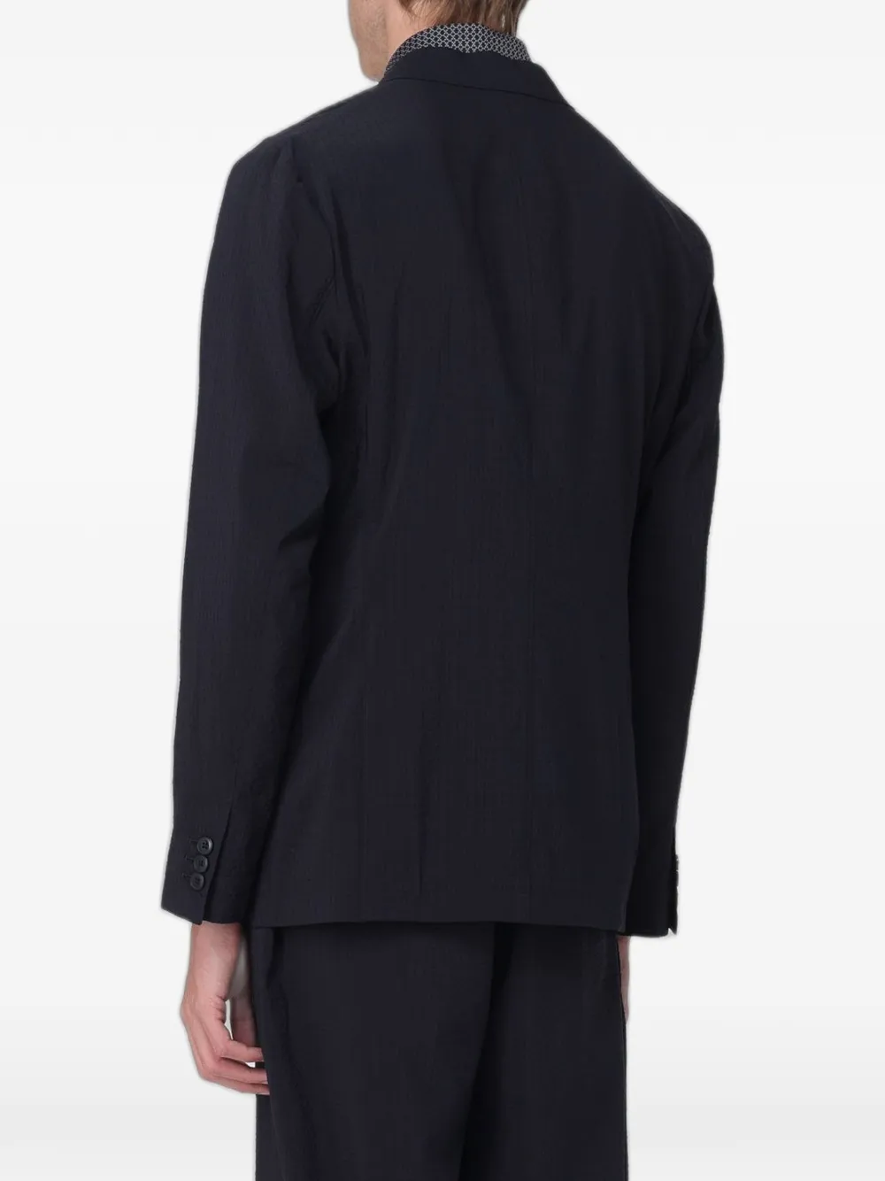 Armani Exchange Blazer met enkele rij knopen Blauw