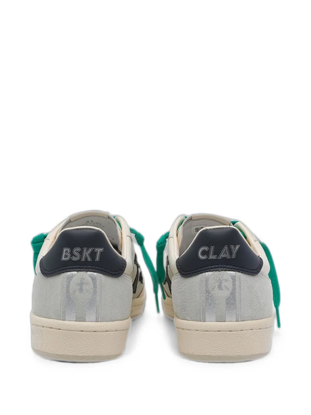 Premiata Clay logo-patch sneakers Beige