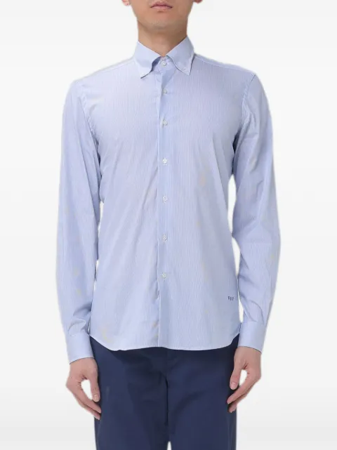 Fay striped button-down shirt