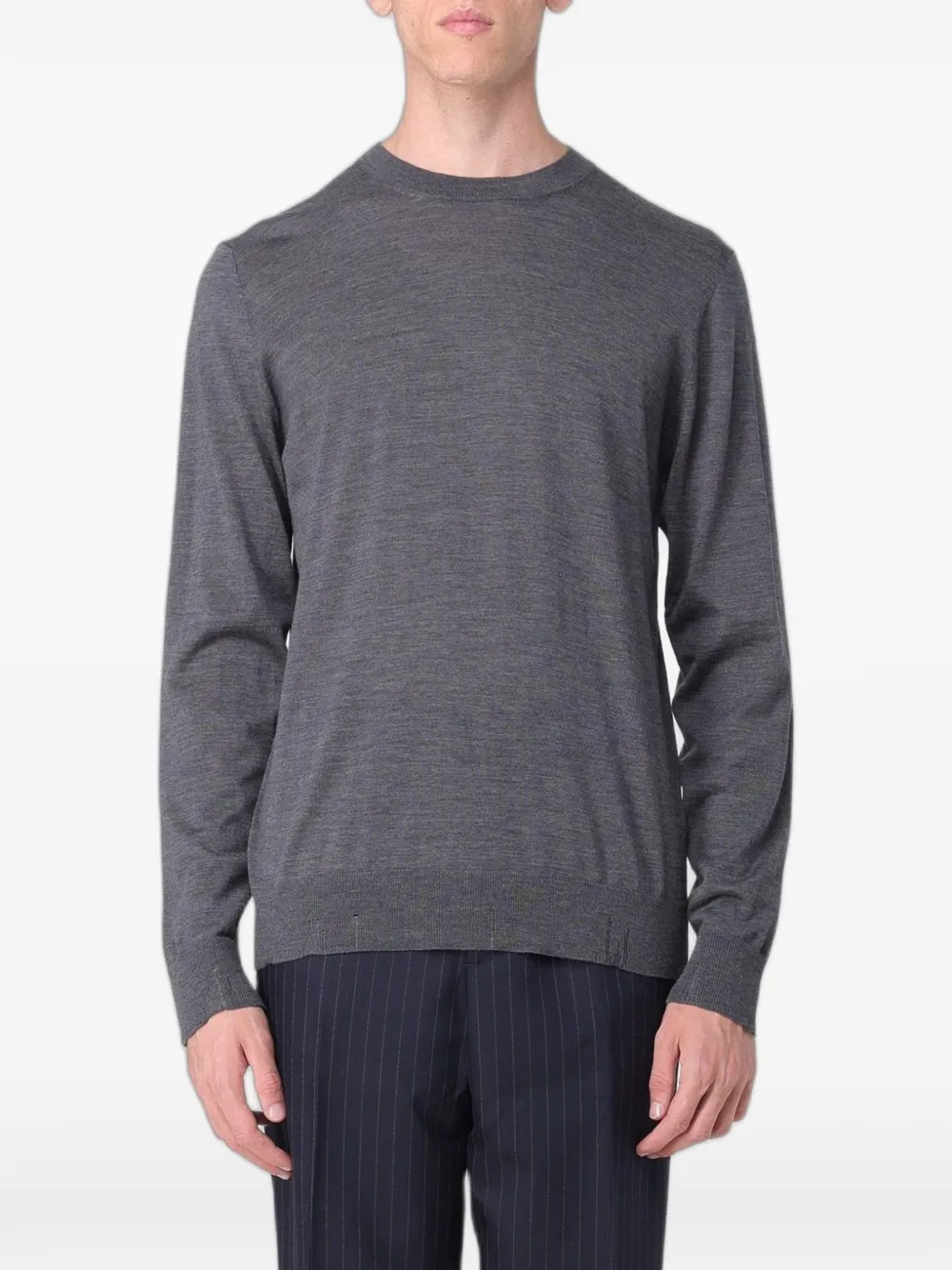 Golden Goose star-stud virgin-wool sweater - Grigio