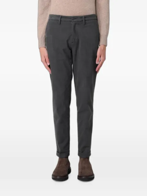 Re-Hash logo-patch chino trousers