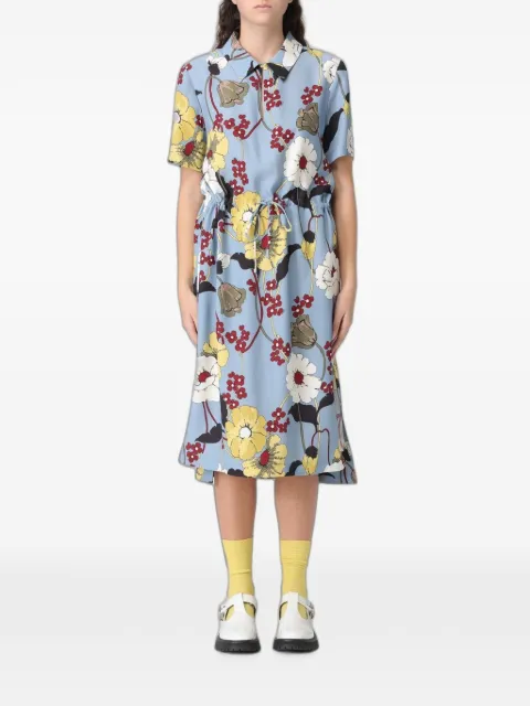 Marni vestido midi con estampado floral