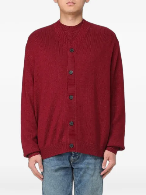Emporio Armani v-neck button-up cardigan
