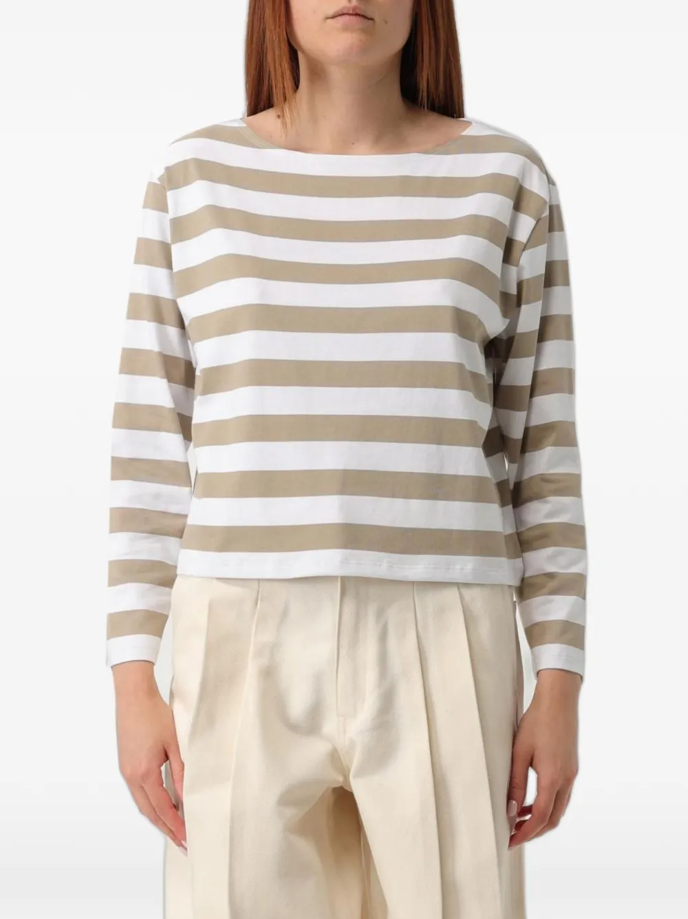 Theory striped long-sleeve T-shirt - Toni neutri
