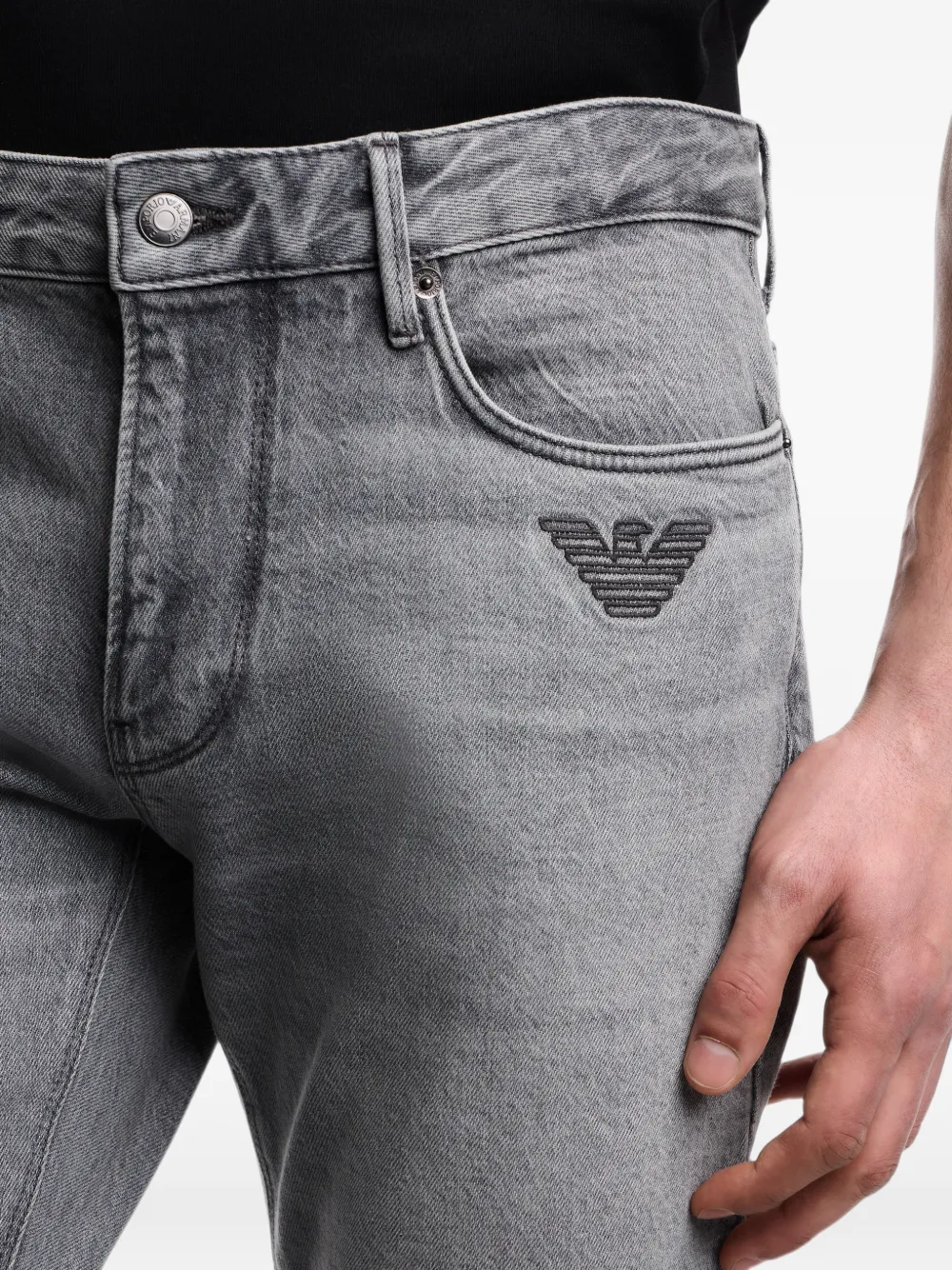 Emporio Armani J06 jeans Grijs