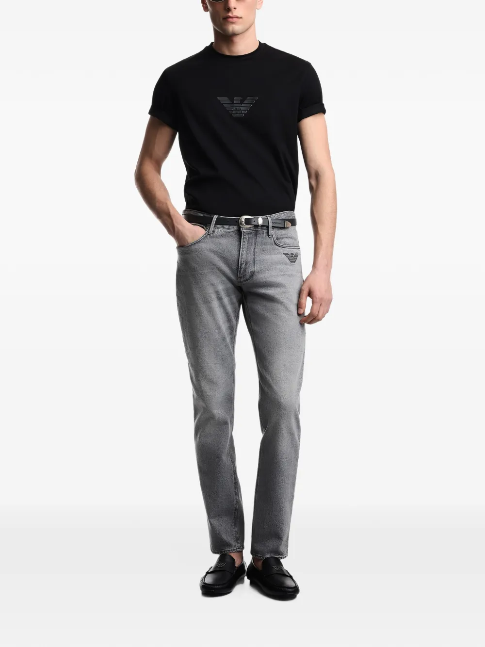 Emporio Armani J06 jeans Grijs