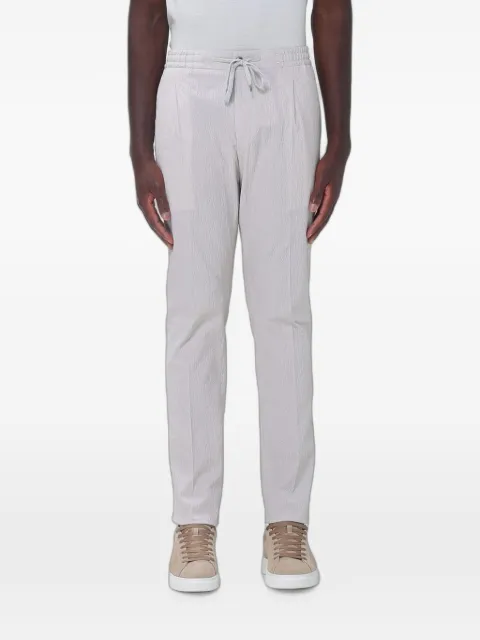 PT Torino drawstring seersucker trousers