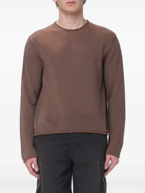 OUR LEGACY Rigid Popover raw-edge fine-knit sweater