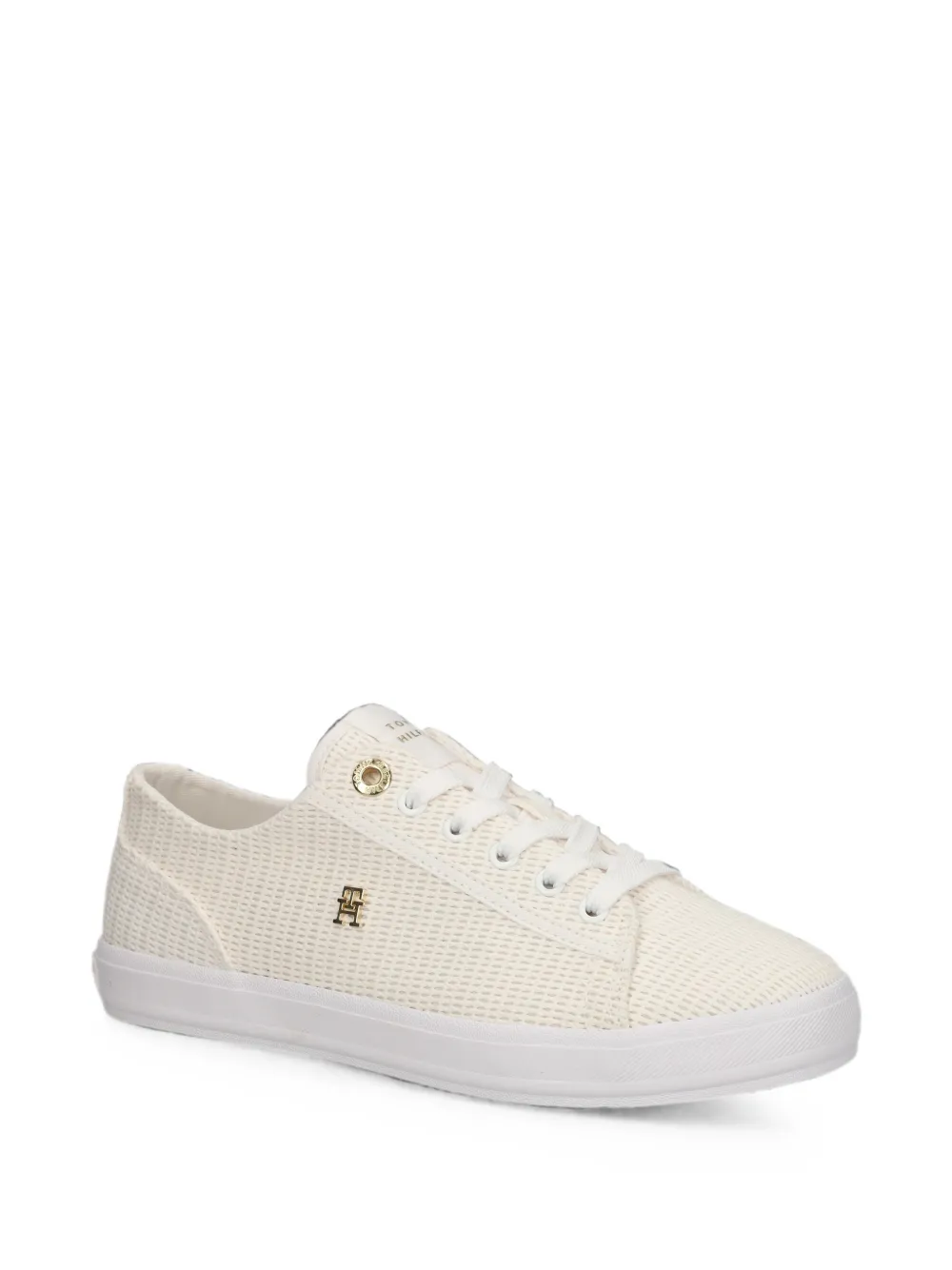 Tommy Hilfiger Sneakers met logoplakkaat Beige