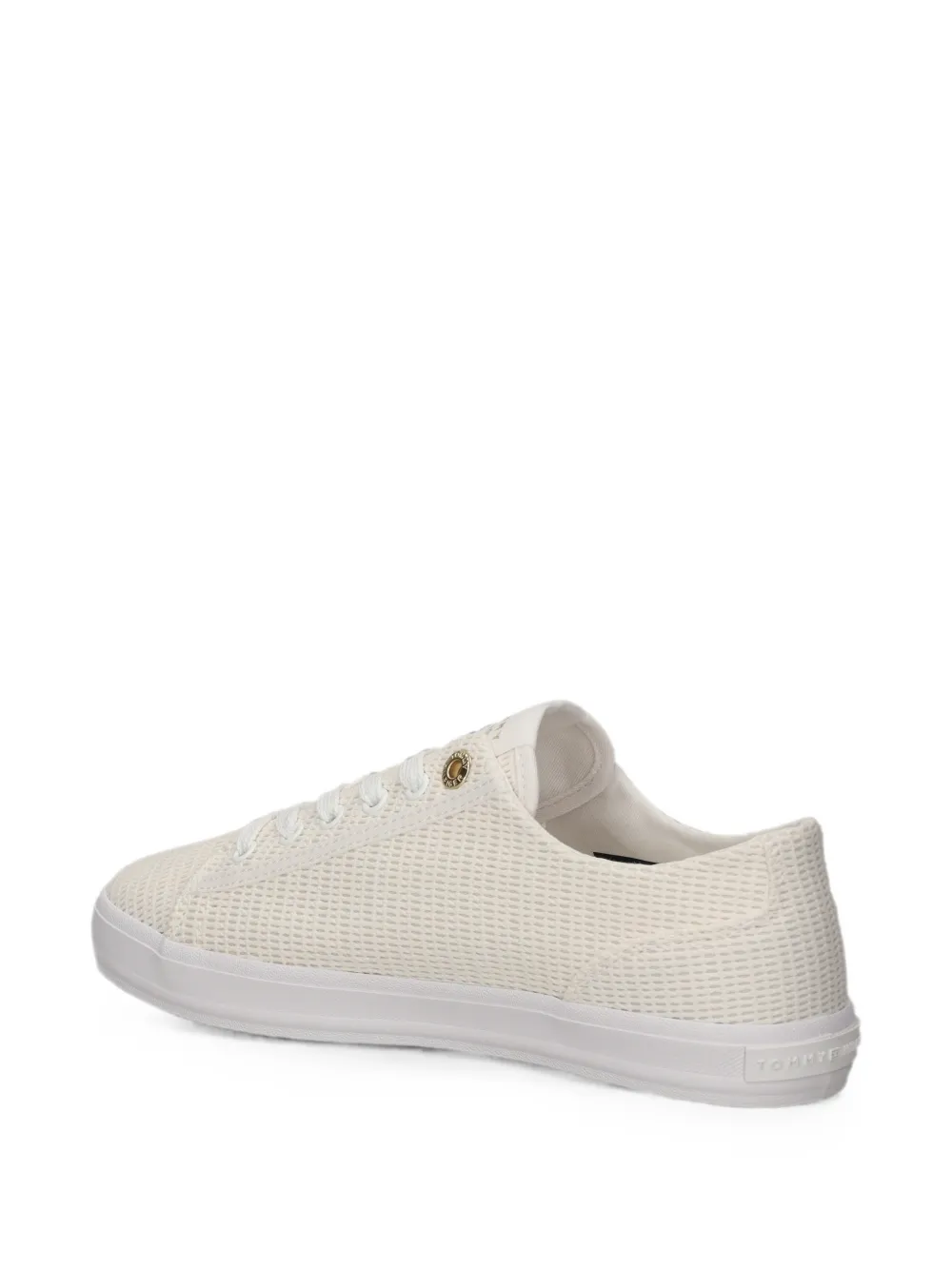 Tommy Hilfiger Sneakers met logoplakkaat Beige