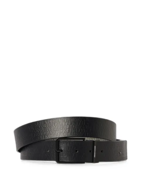 Emporio Armani reversible logo-print belt