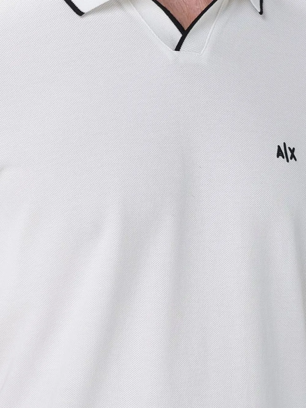 Emporio Armani T-shirt met geborduurd logo Wit