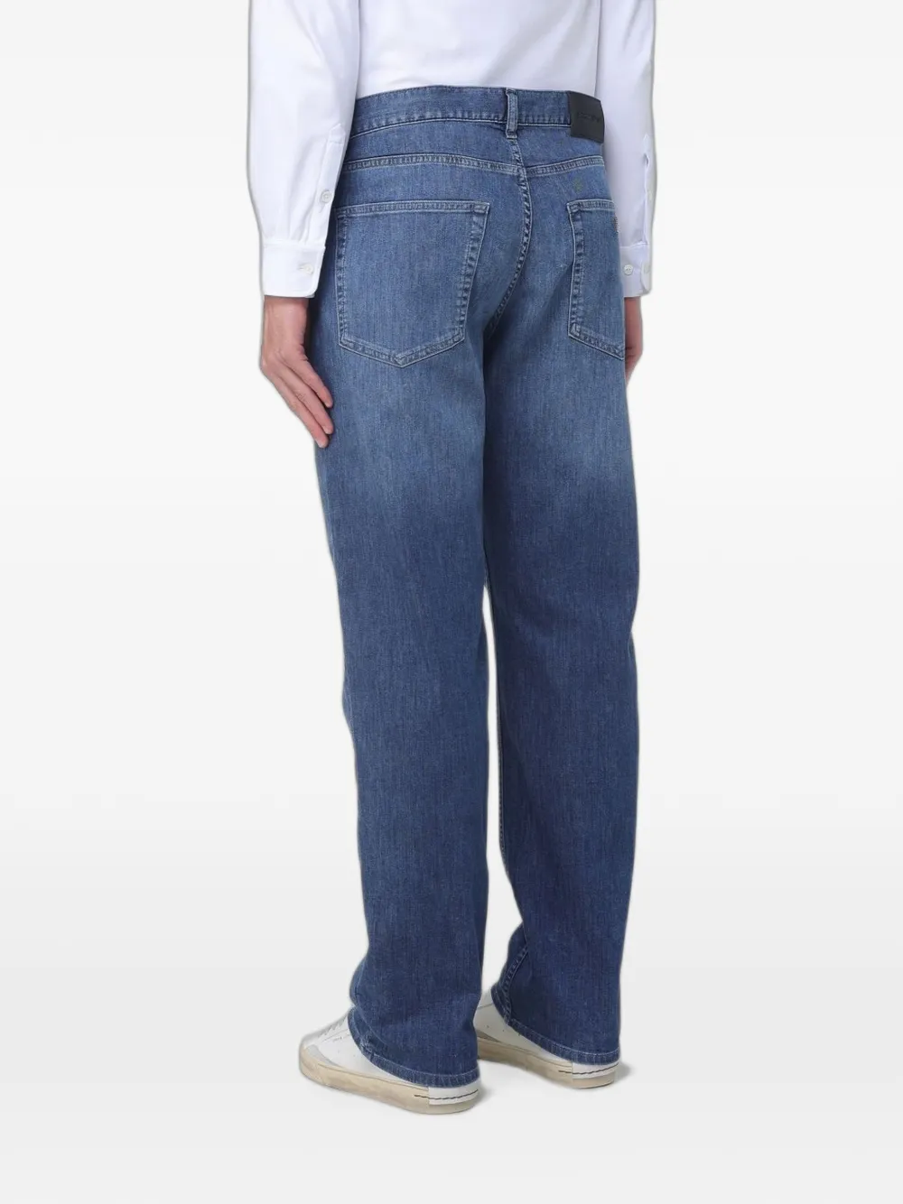 Emporio Armani Straight jeans Blauw