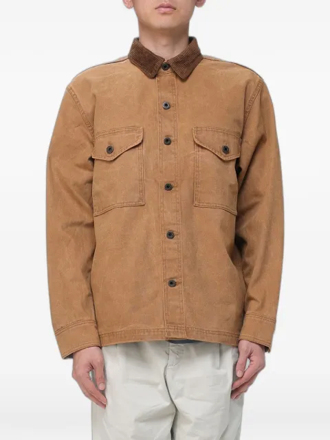 Filson corduroy-collar cotton shirt jacket