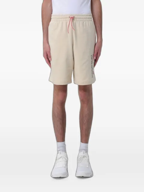 Ea7 Emporio Armani logo-print drawstring shorts
