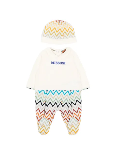 Missoni Kids zigzag-print pajamas set