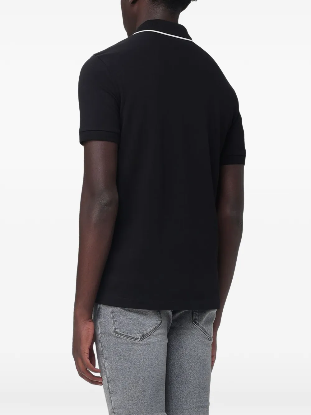 Armani Exchange T-shirt met geborduurd logo Blauw