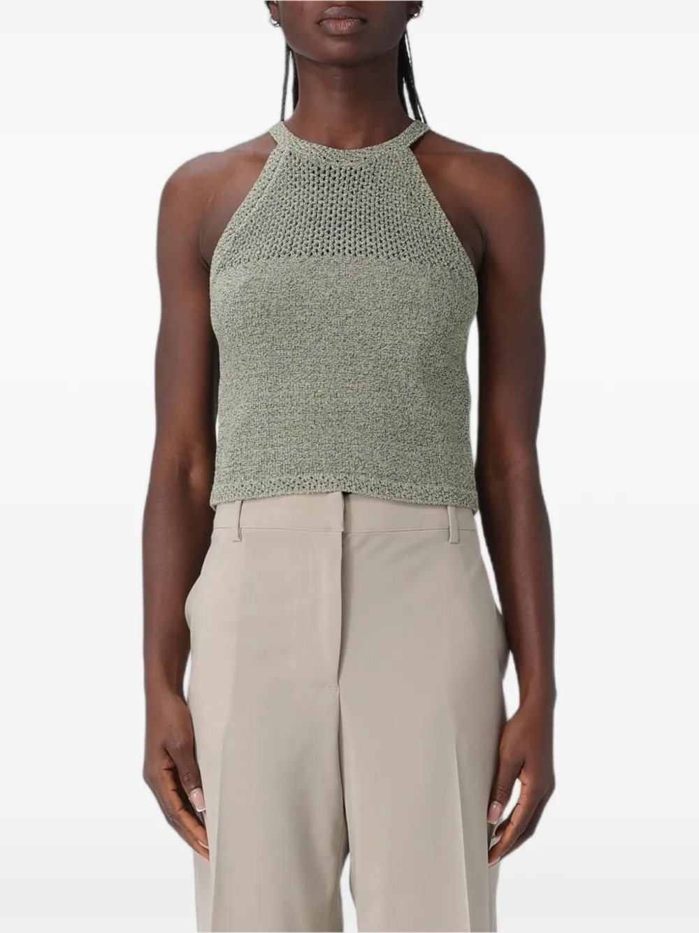 Armani Exchange Gebreide top Groen