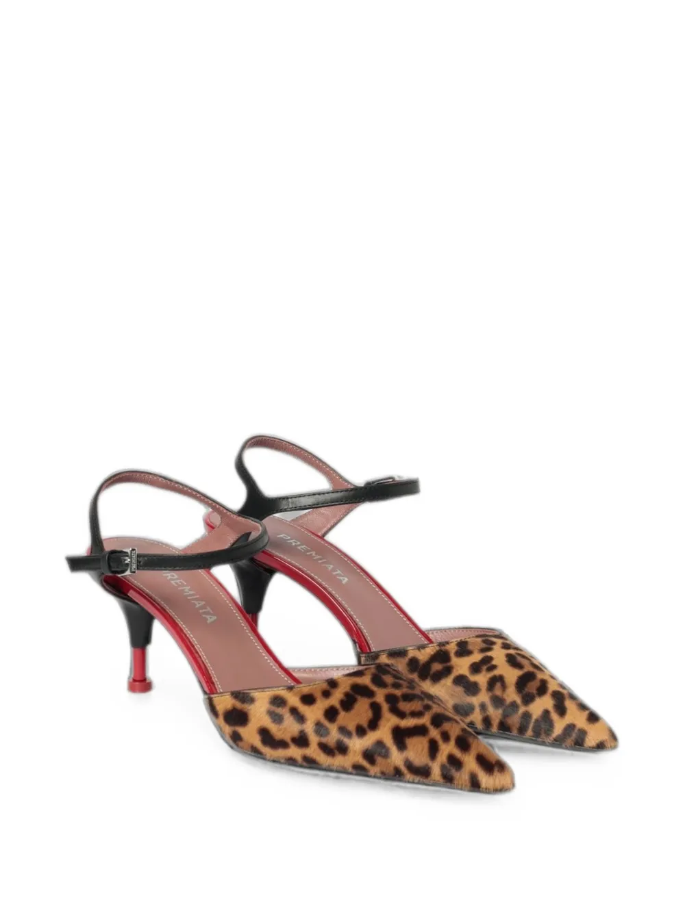 Premiata leopard-print slingback pumps Bruin