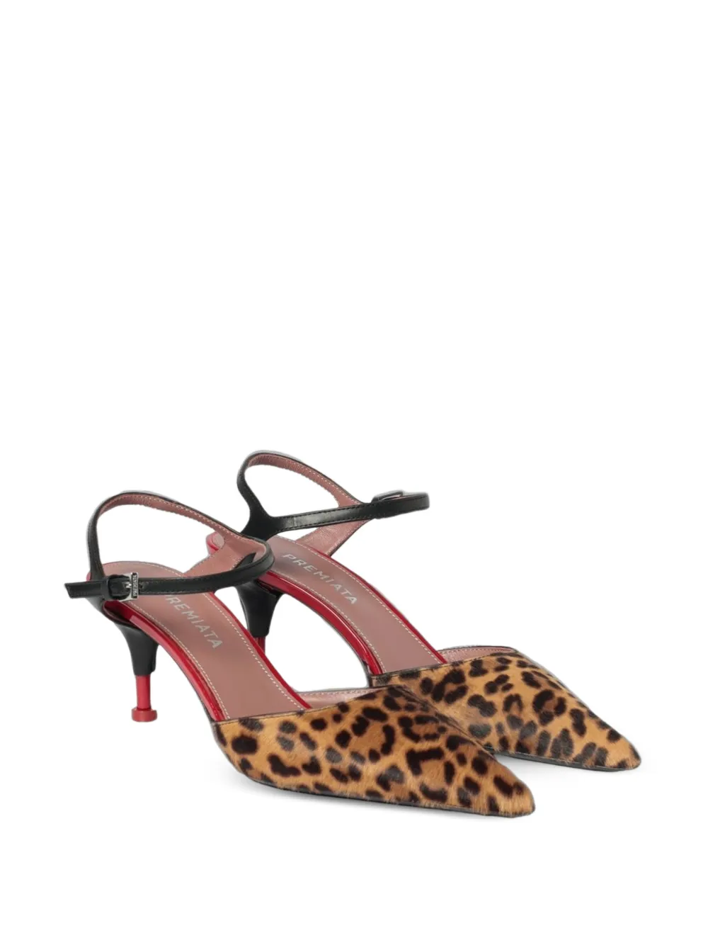 Premiata Sandalen met luipaardprint Bruin