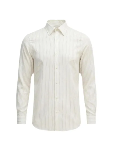 Armani Exchange pinstripe-print long-sleeve shirt