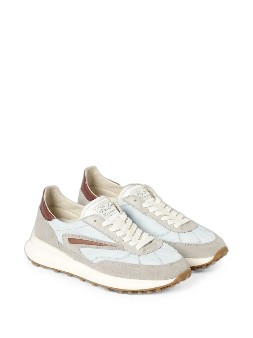 D.A.T.E. Athleta panelled low-top sneakers Blauw