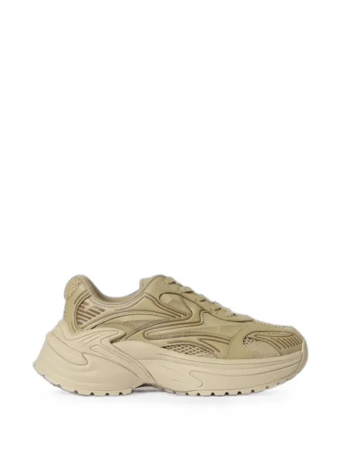 Emporio Armani mesh panelled sneakers