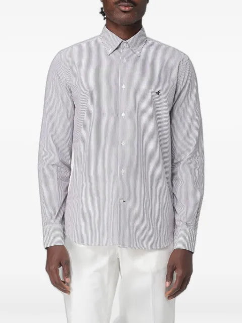 BROOKSFIELD stripe-print button-down shirt