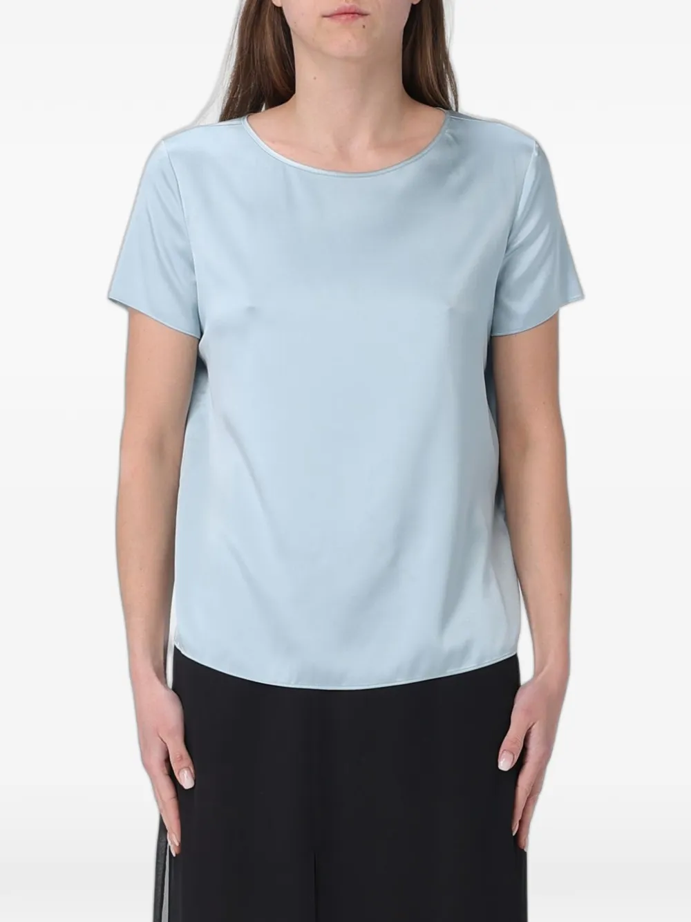 Emporio Armani short-sleeved blouse - Blu