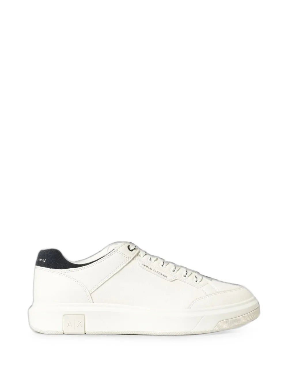 Emporio Armani logo-print lace-up sneakers Wit