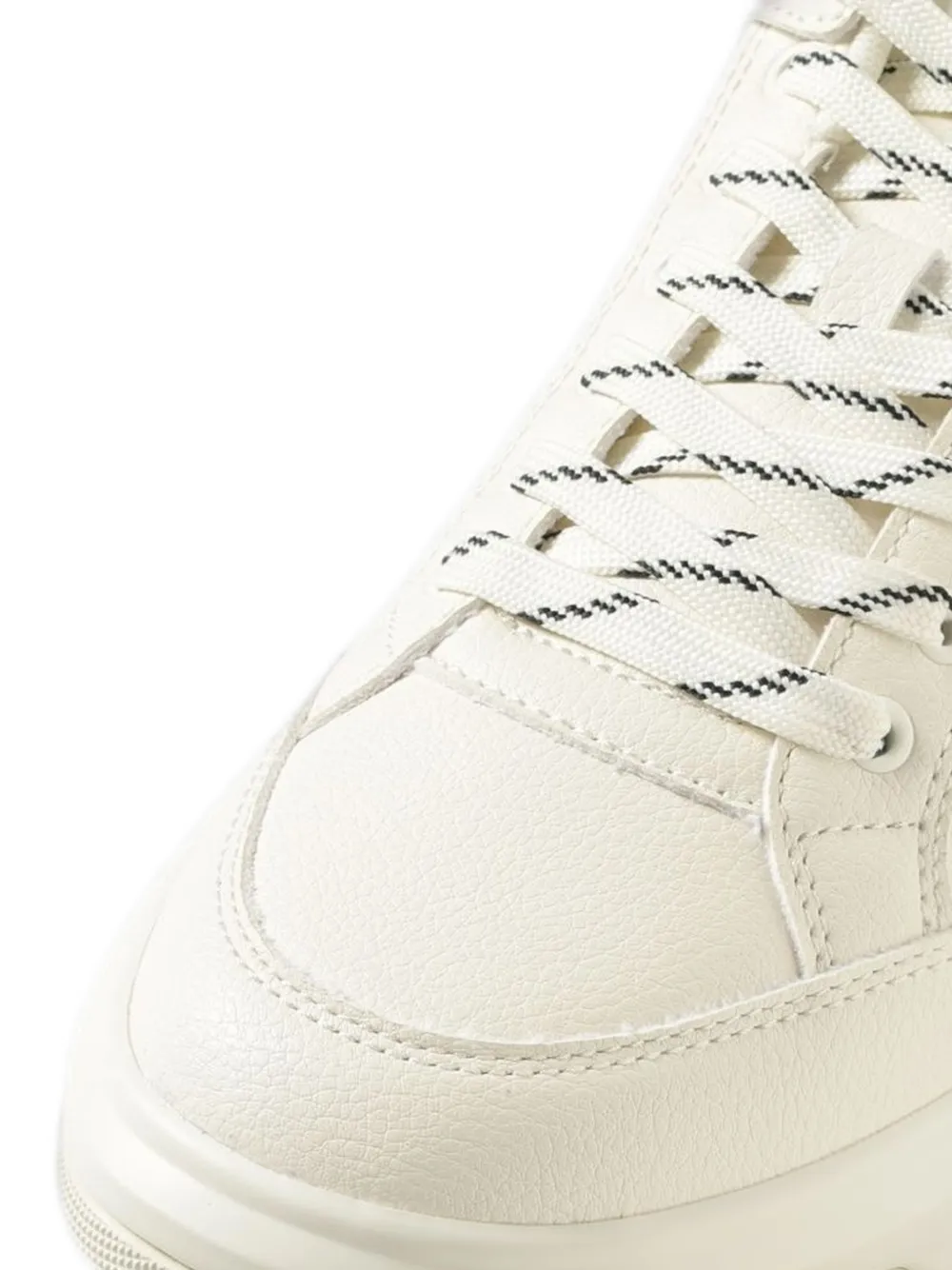 Emporio Armani logo-print lace-up sneakers Wit