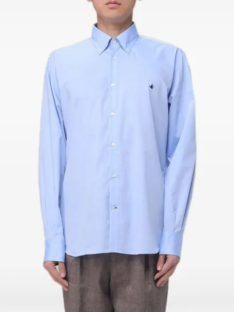 BROOKSFIELD chemise en popeline à logo brodé
