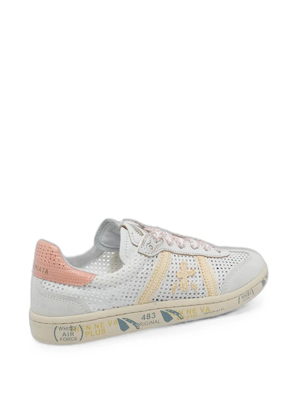 Premiata Bonnie perforated sneakers Wit