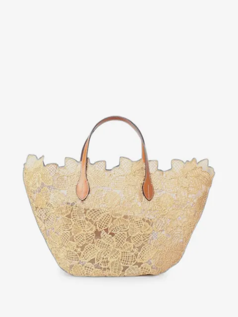 Ermanno Scervino floral-lace tote bag