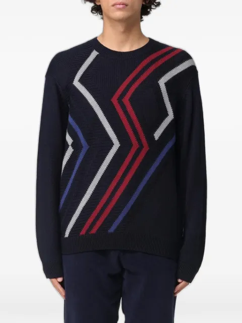 Emporio Armani geometric-pattern sweater