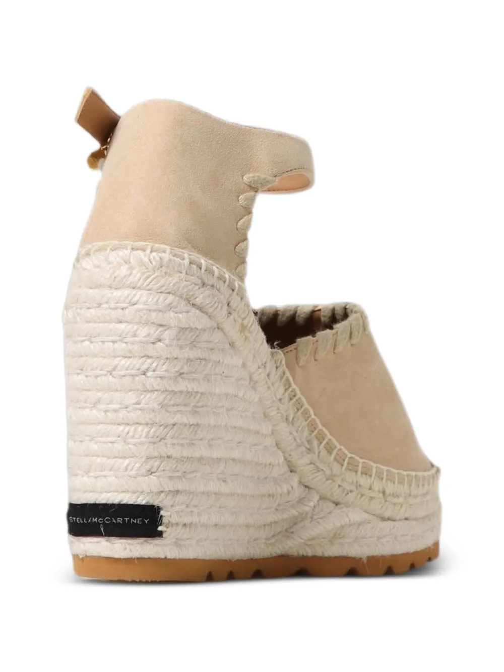 Stella McCartney Gaia wedge sandals Beige