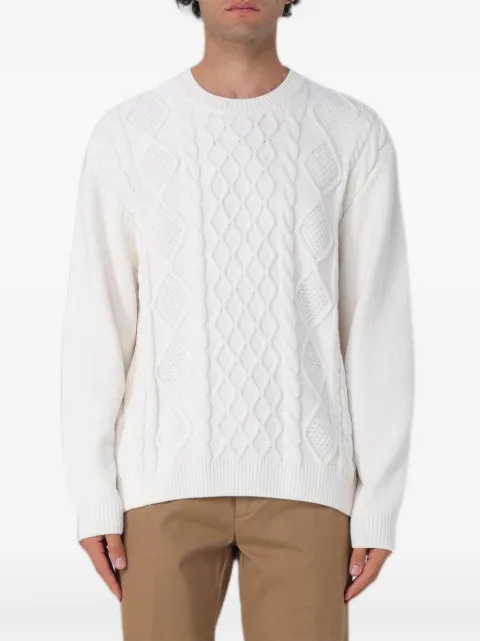 Armani Exchange cable-knit sweater