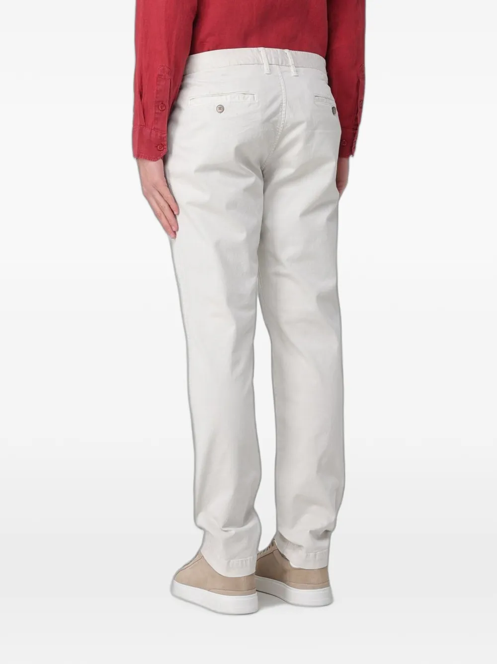 Blauer Chino broek Wit