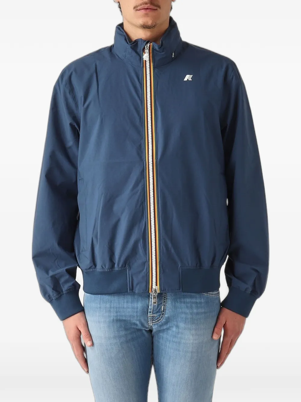 K-Way Arsene Stretch Dot jacket - Blau
