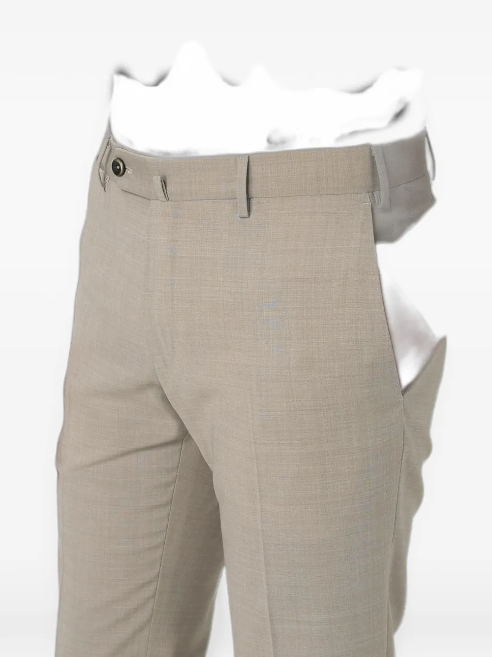 PT Torino Geplooide pantalon Beige