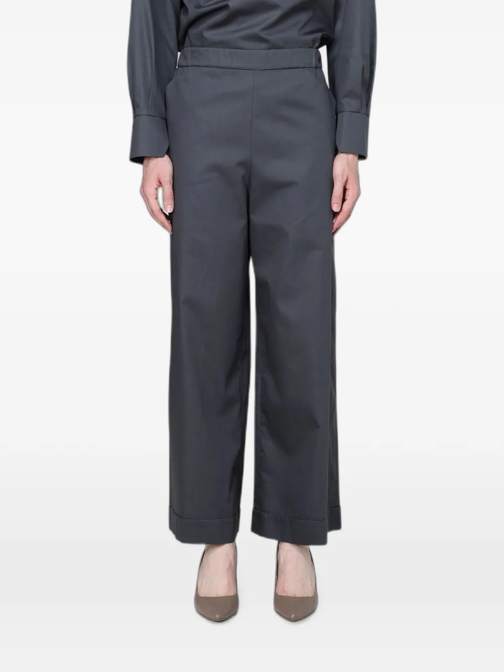 Max Mara high-waisted trousers - Grigio