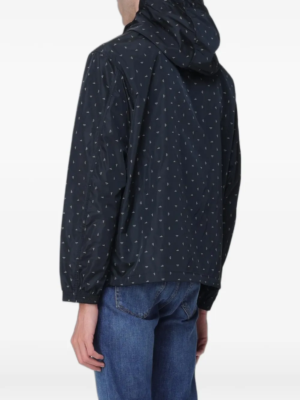 Emporio Armani Jack met logoprint Blauw