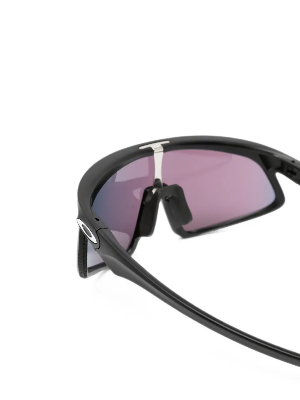 Oakley Zonnebril met geometrisch montuur Zwart
