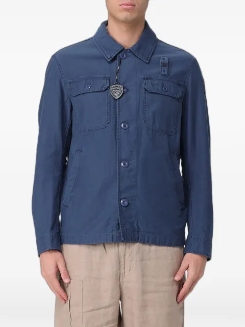 Blauer cotton-canvas jacket