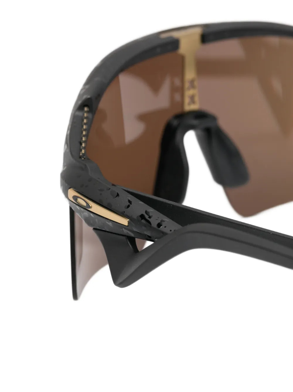 Oakley Stunt Wing zonnebril met geometrisch montuur Zwart