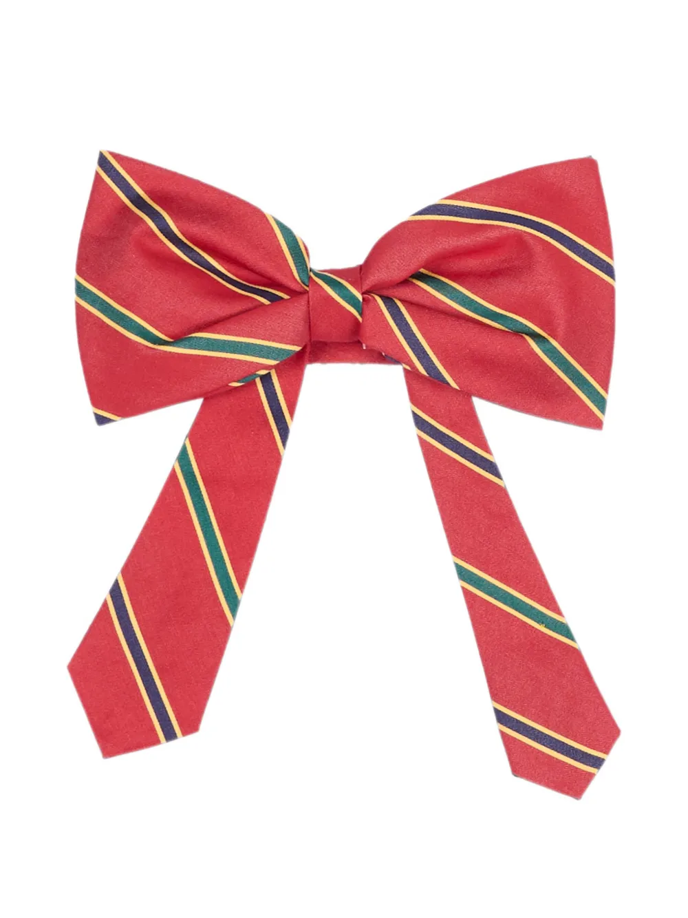 ETRO KIDS diagonal-stripe bow tie - Rosso