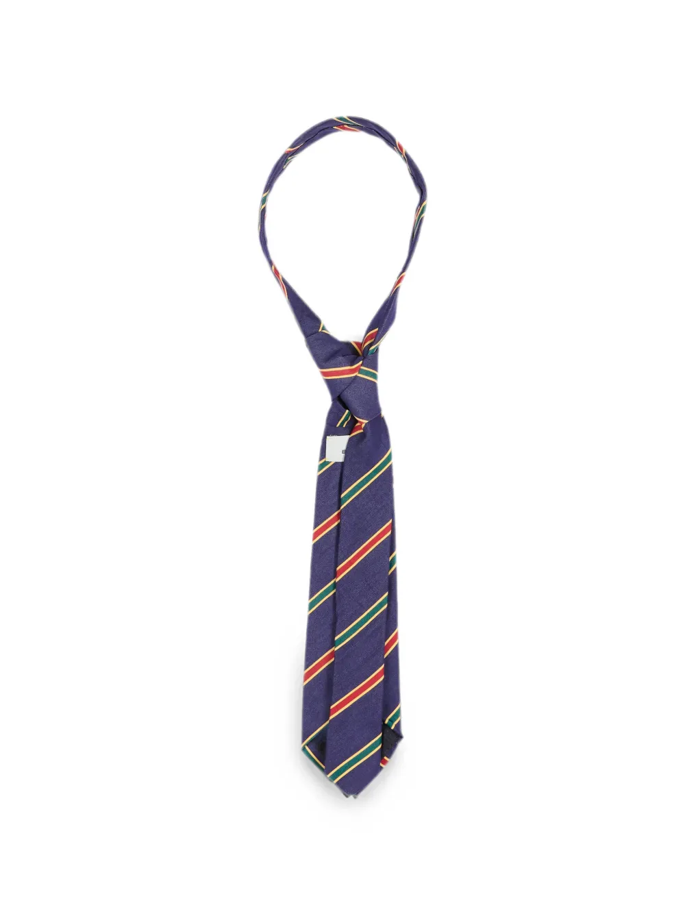 ETRO KIDS Gestreepte stropdas met jacquard Blauw