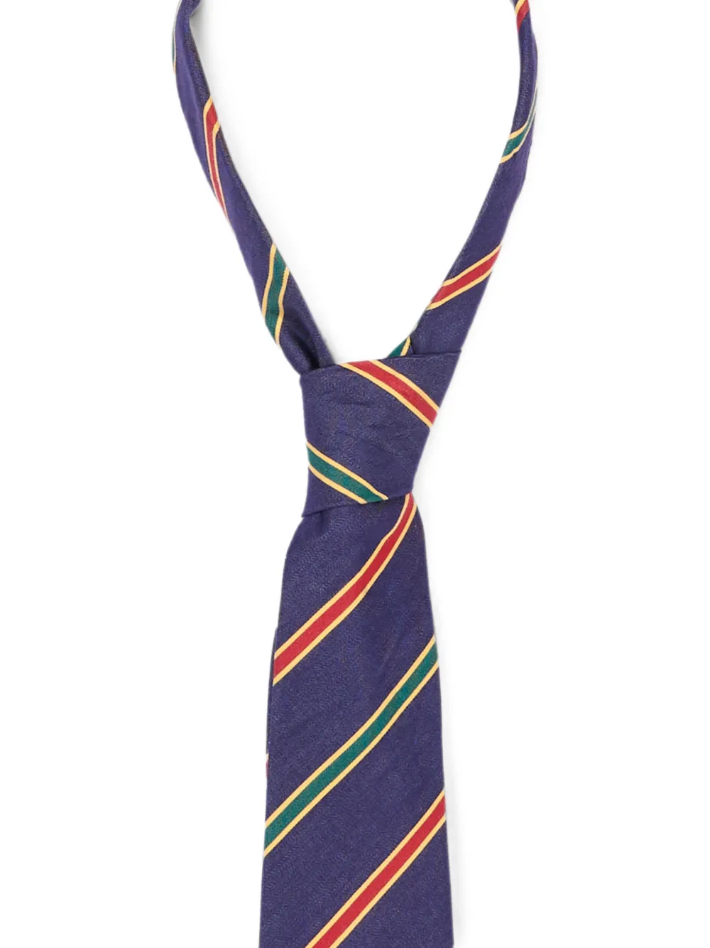 ETRO KIDS Gestreepte stropdas met jacquard Blauw