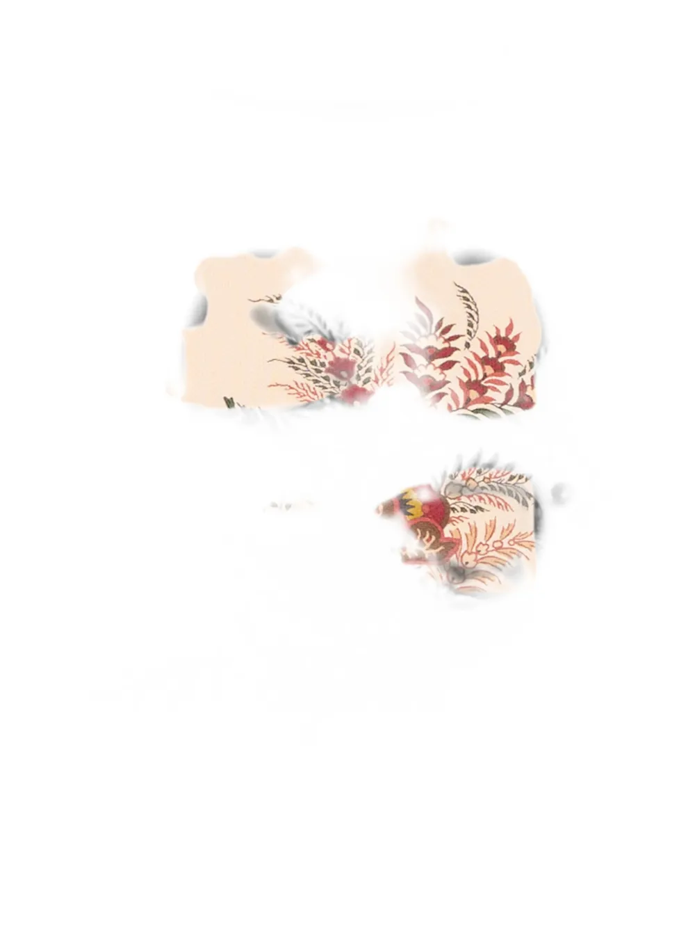 ETRO KIDS Trui met bloemenprint Beige