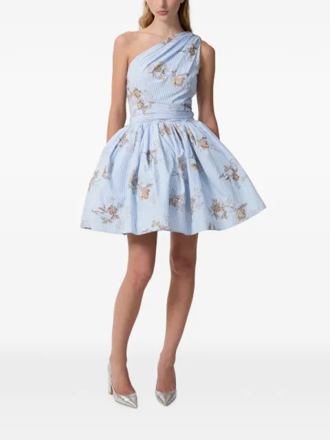 Aknvas Paula sequin-embellished one-shoulder mini dress